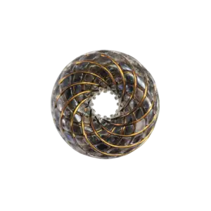 Trinicoil จี้พลังงานรูปทรง Torus ผสมหิน Smoky Quartz, Black Tourmaline และ Shungite